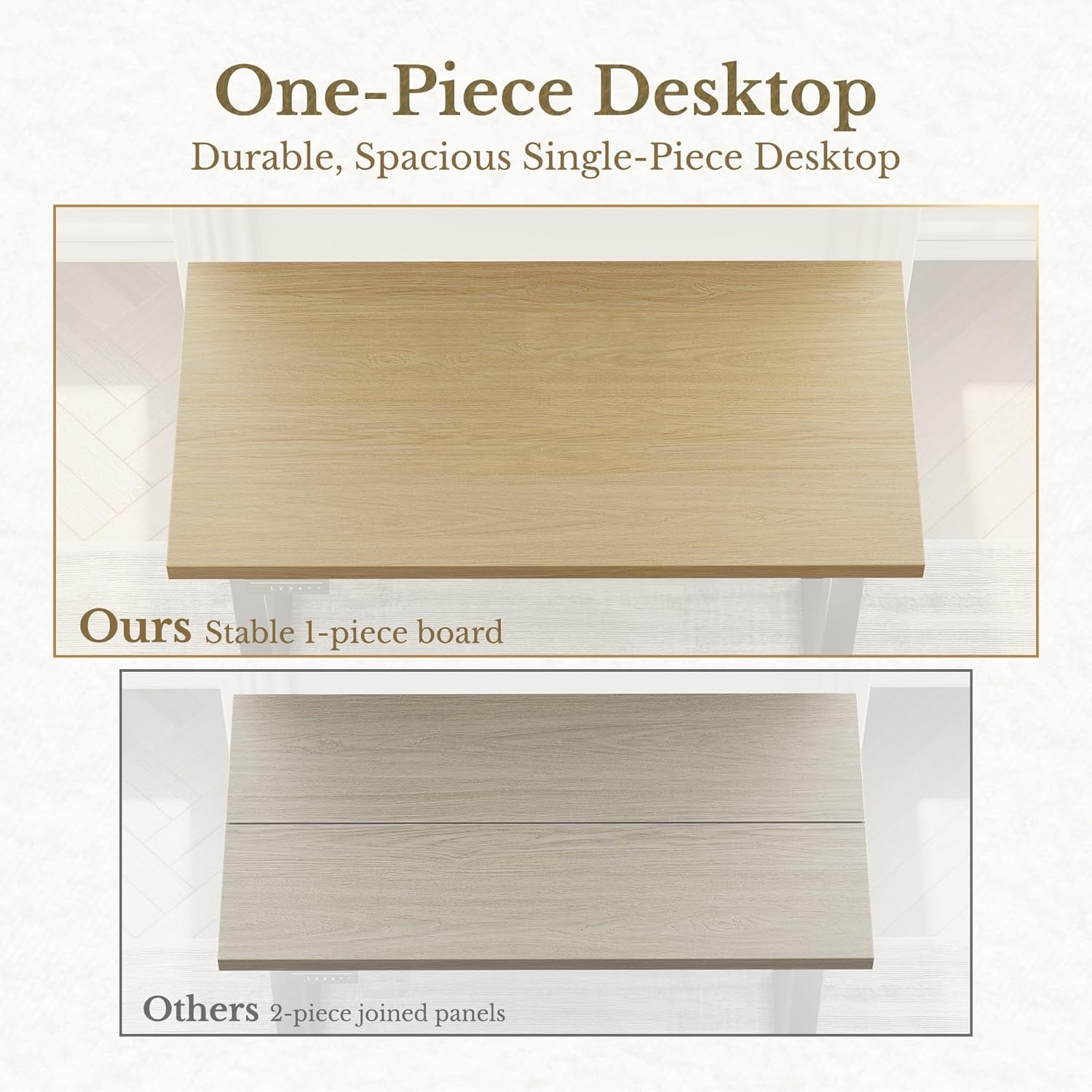 image:imageErgear Height Adjustable Electric Standing Desk 48x24 Inches Sit Stand up Memory Computer Home Office Desk NaturalEGESD5NLight Walnut
