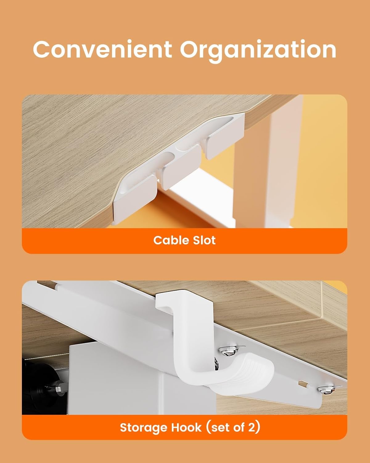 image:imageErgear Height Adjustable Electric Standing Desk 48x24 Inches Sit Stand up Memory Computer Home Office Desk NaturalEGESD5NNatural