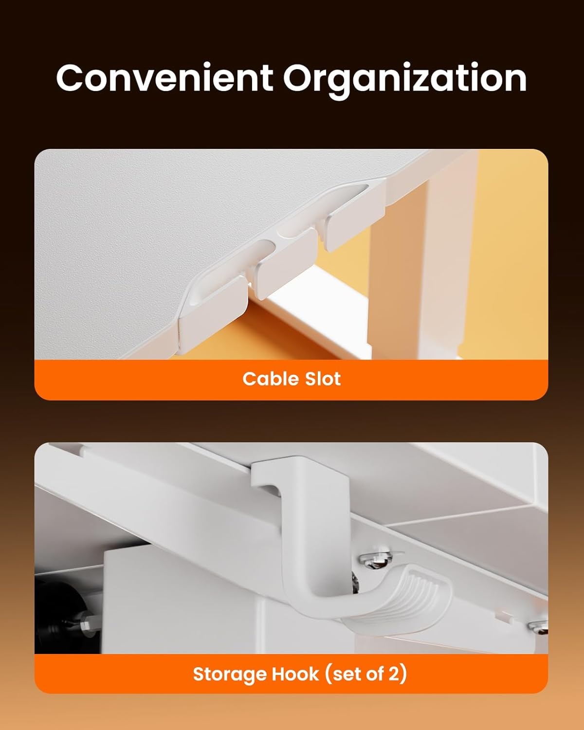 image:imageErgear Height Adjustable Electric Standing Desk 48x24 Inches Sit Stand up Memory Computer Home Office Desk NaturalEGESD5NWhite