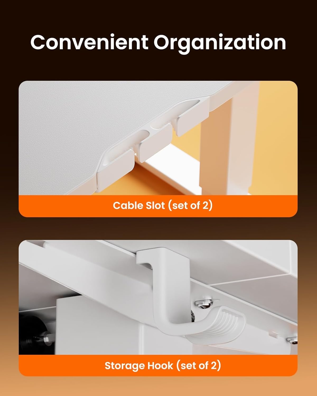 image:imageErgear Height Adjustable Electric Standing Desk 48x24 Inches Sit Stand up Memory Computer Home Office Desk NaturalEGESD5NWhite