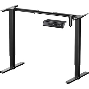 image:imageErGear Electric Standing Desk Legs 4 Memory Height Settings Height Adjustable Desk Frame Sit Stand Table Legs Up to 472 Ergonomic Stand up Converter Base Workstation Black Frame OnlyBlack