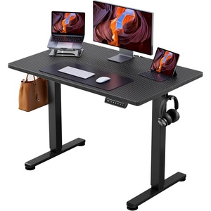 image:imageErgear Height Adjustable Electric Standing Desk 48x24 Inches Sit Stand up Memory Computer Home Office Desk NaturalEGESD5NCarbon Fiber Black