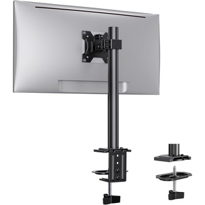 image:imageErgear Monitor Mount for Most 1332 Computer Screens up to 176lbs Improved LCD LED Monitor Riser Adjustable Height and Angle Single Gaming Desk Mount Stand Black EGCM12